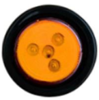 FOCO LED 2PULG AMBAR 10-30V 4 LEDS