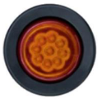 FOCO LED 25PULG AMBAR 10-30V 9 LEDS