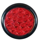 FOCO TRASERO 4PULG  ROJO 16 LEDS 12-24V