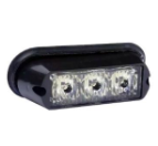 FOCO DESTELLANTE 12-24V 3 LED COLOR ROJO
