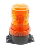 BALIZA DESTELLANTE LED APERNADA 18W  DC10-100V DELG AMBAR