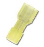 TERMINAL LUCAS 3M HEMBRA AMARILLO (100 UNIDADES)