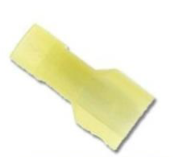 TERMINAL LUCAS 3M MACHO AMARILLO (100 UNIDADES)