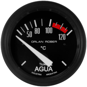 Termo. de agua elec. 24v Classic Negro Ø52 50-120°