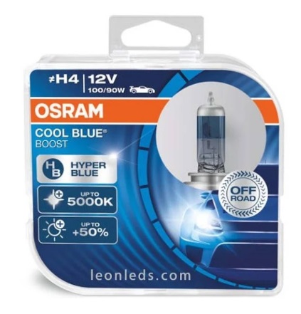Kit Ampolletas Osram H4 Cool Blue Boost 5500k 60/55w