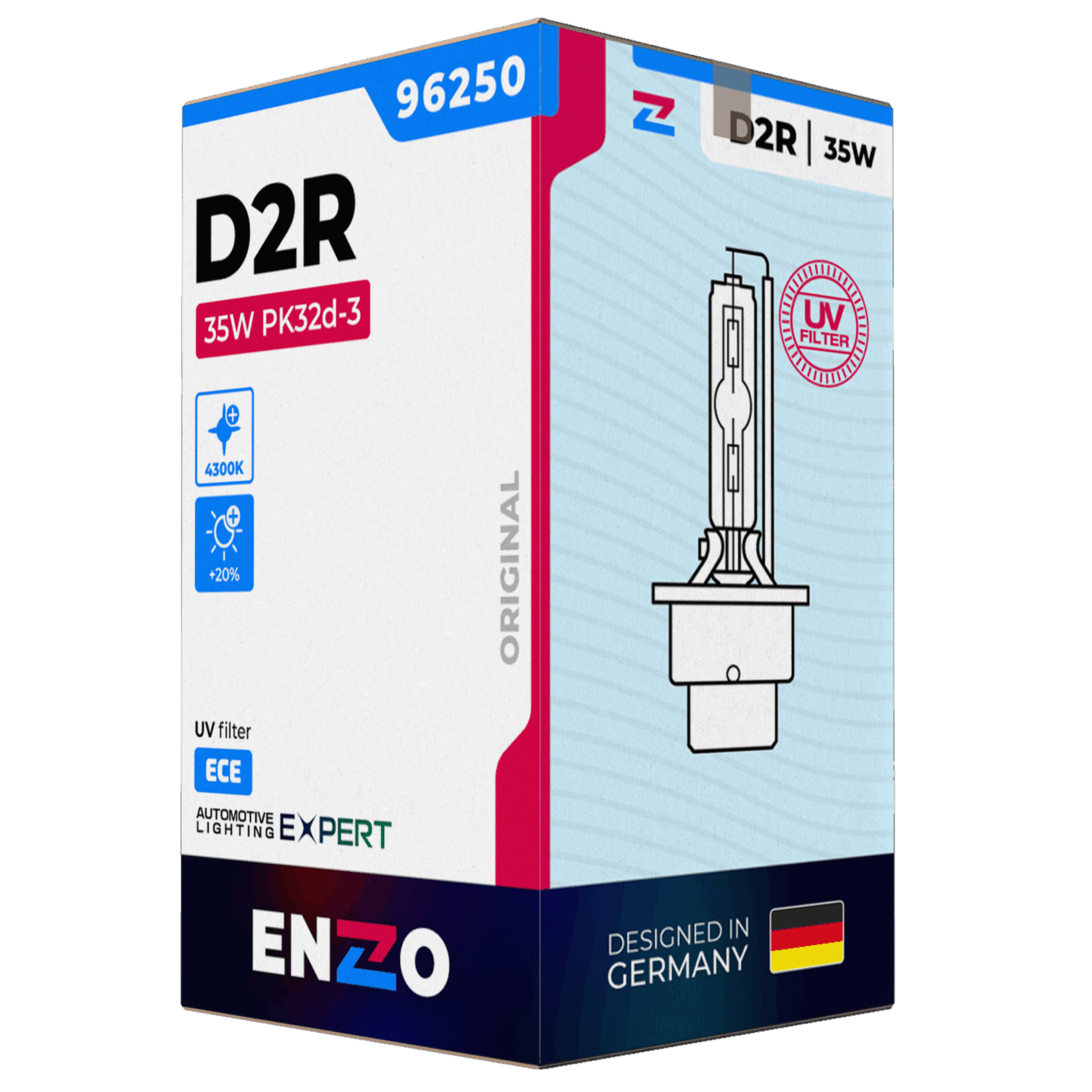 Ampolletas Xenón D2R 96250 35W PK32d-2 HCB 4300K