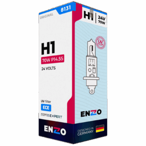 Ampolleta Halógena H1 8131 24V 70W P15.5S (2UNIDADES)