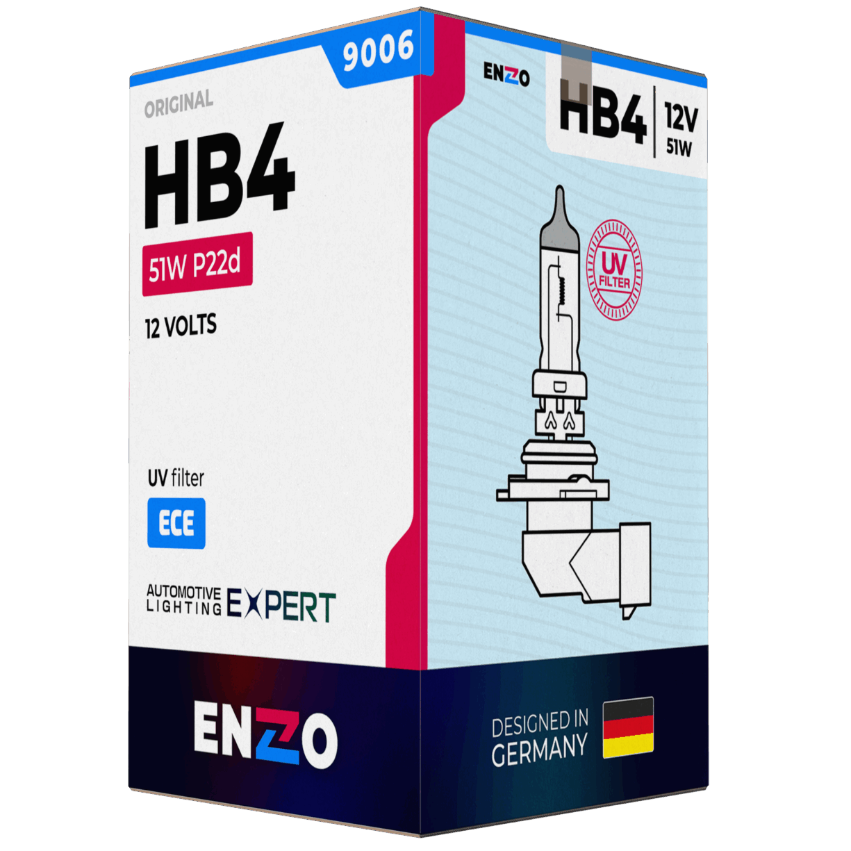 Ampolleta Halógena HB4 12V 51W P22d