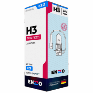 Ampolleta Halógena H3 8311 12V 55W PK22S (2 UNIDADES)