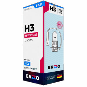 Ampolleta Halógena H3 8311 12V 55W PK22S (2UNIDADES)